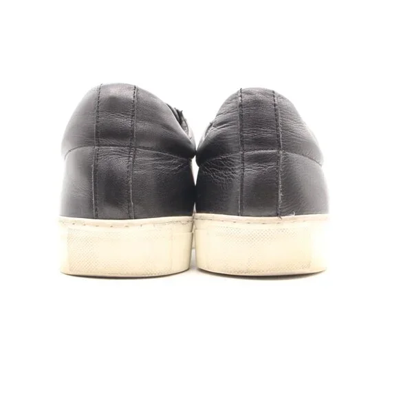 SUITSUPPLY Damian Men's Size 10.5 Black Leather Lace Up Sneakers